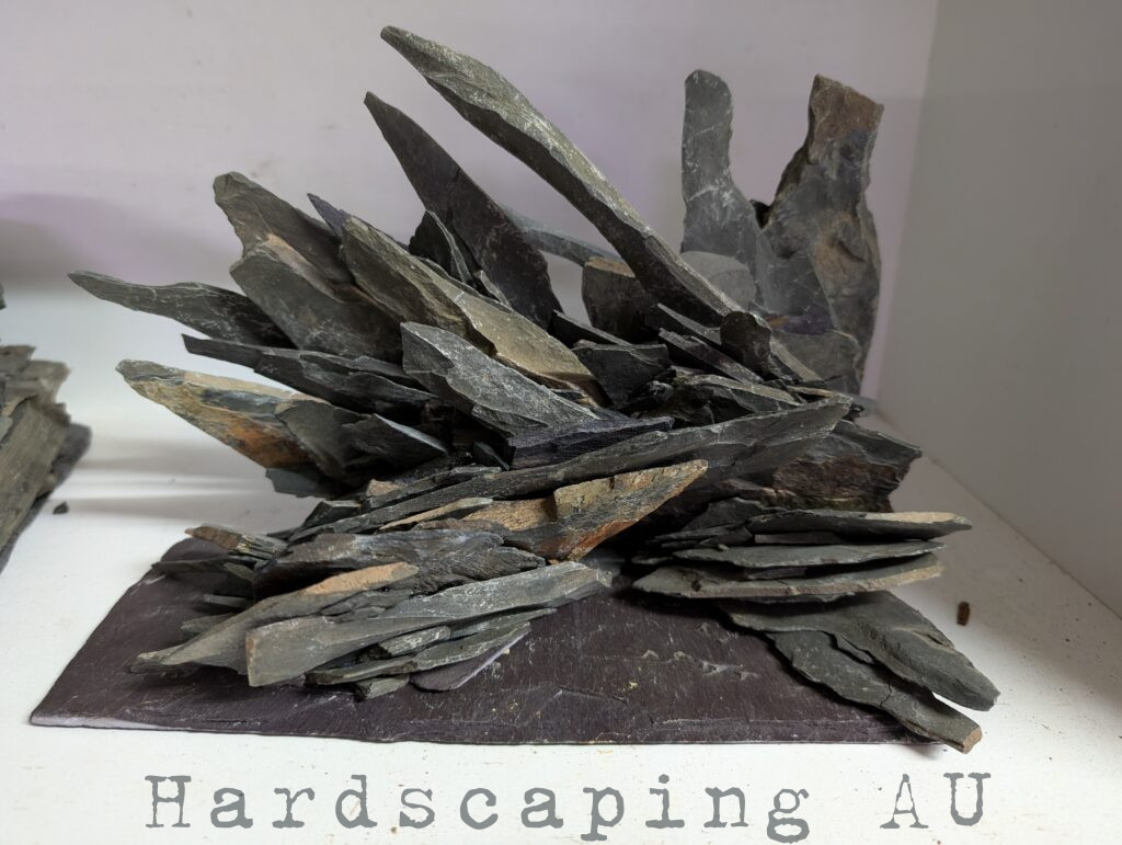 Australian slate aquascape