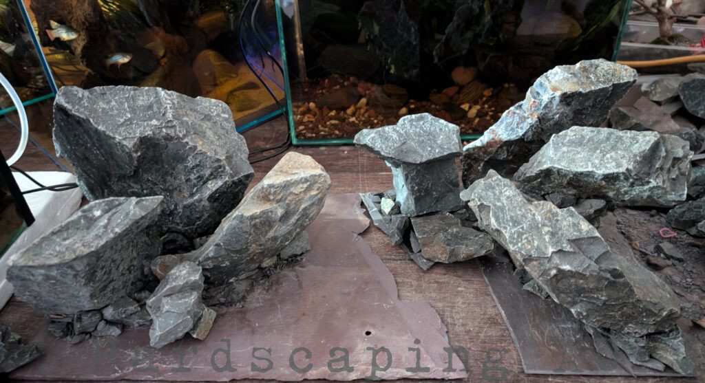 Aussie rock aquascape